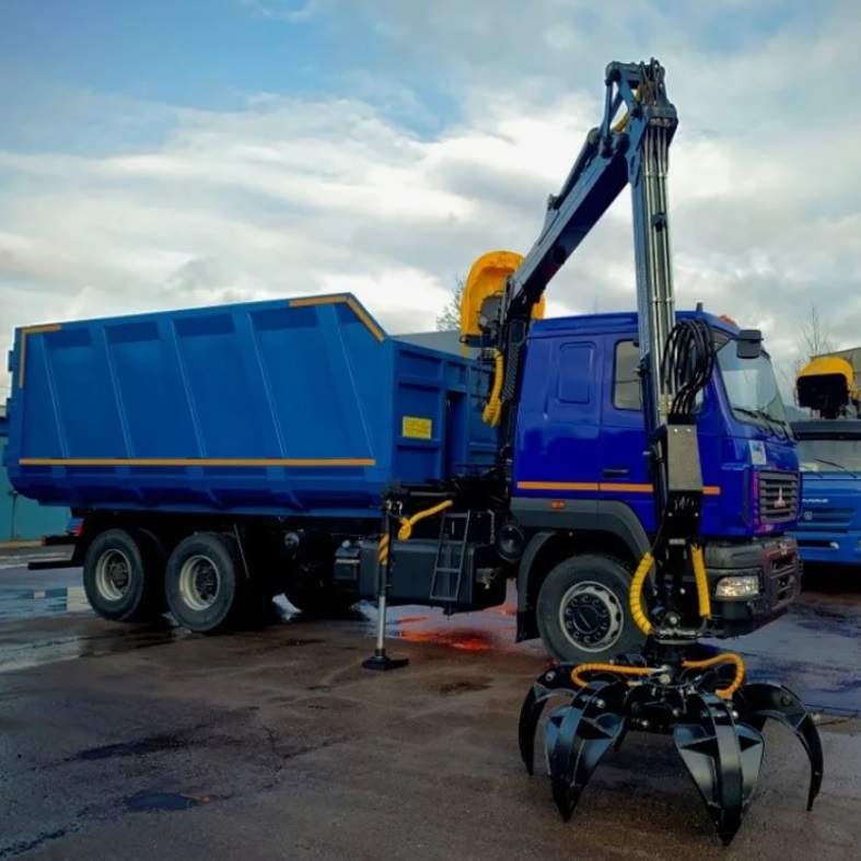 Ломовоз маз 6312 КМУ Майман 100S (ММ-100)